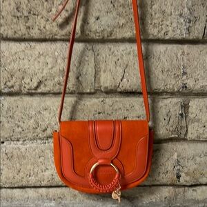 Chloe Orange Crossbody Bag